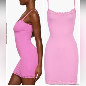 Skims fits everybody lace slip dress